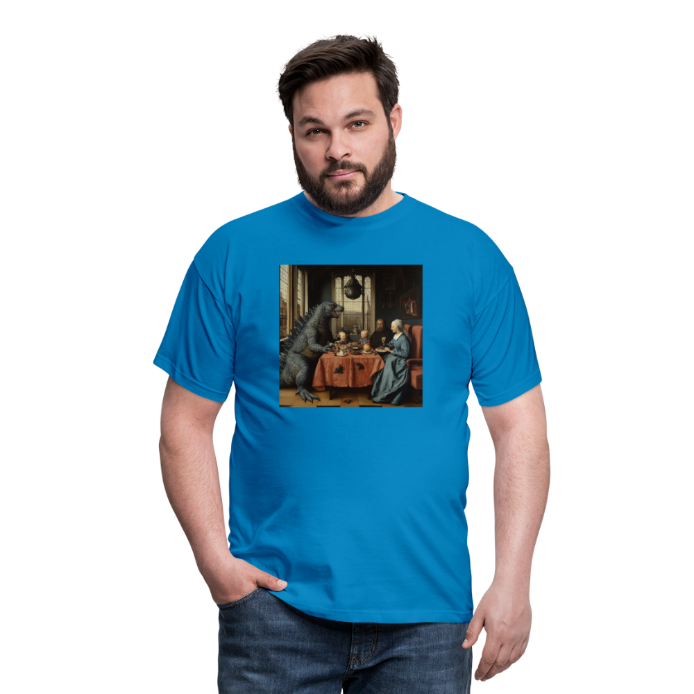 Familjens Fest med Gäst,T-shirt herr - kungsblå