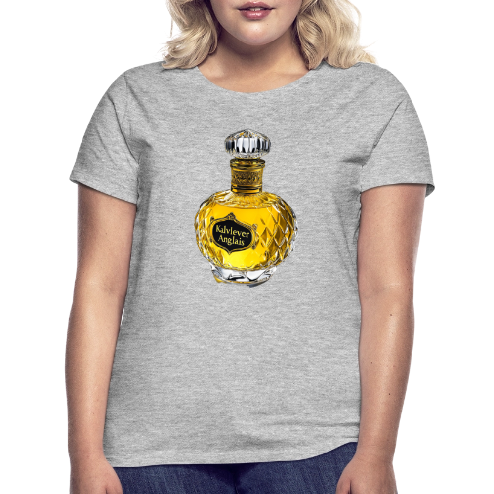 Eau de Perfume, T-shirt dam - gråmelerad