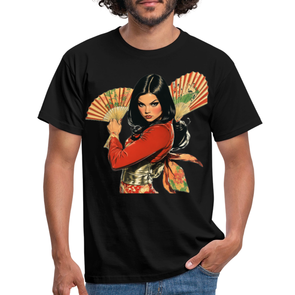 Dansen med Solfjädrar: Vindens krigare, T-shirt herr - svart