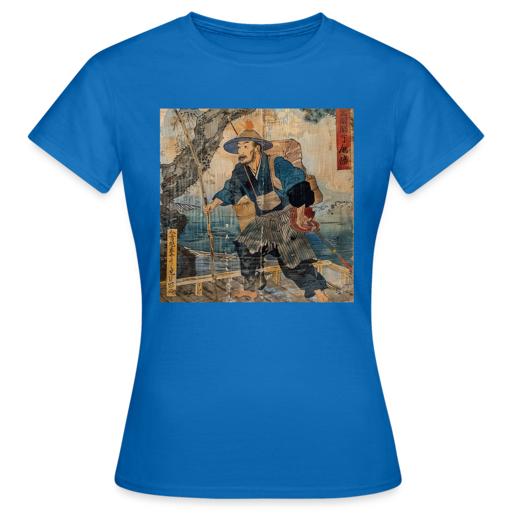 Fiskaren som bytte karriär, T-shirt dam - royalblå