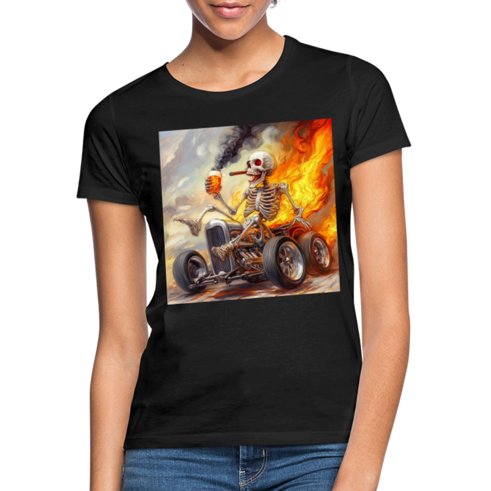 Knekta Krash, T-shirt dam - svart