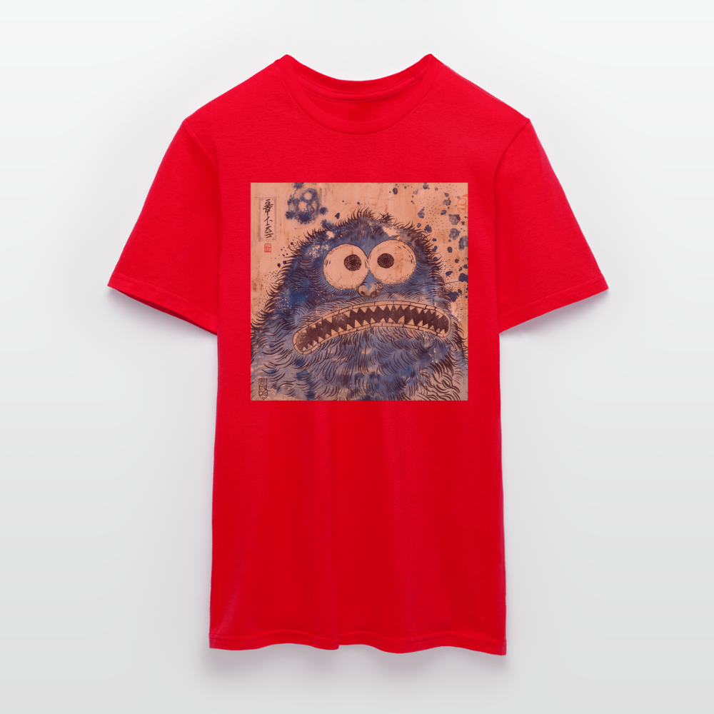 Uramiko ramlar i floden, T-shirt herr - röd