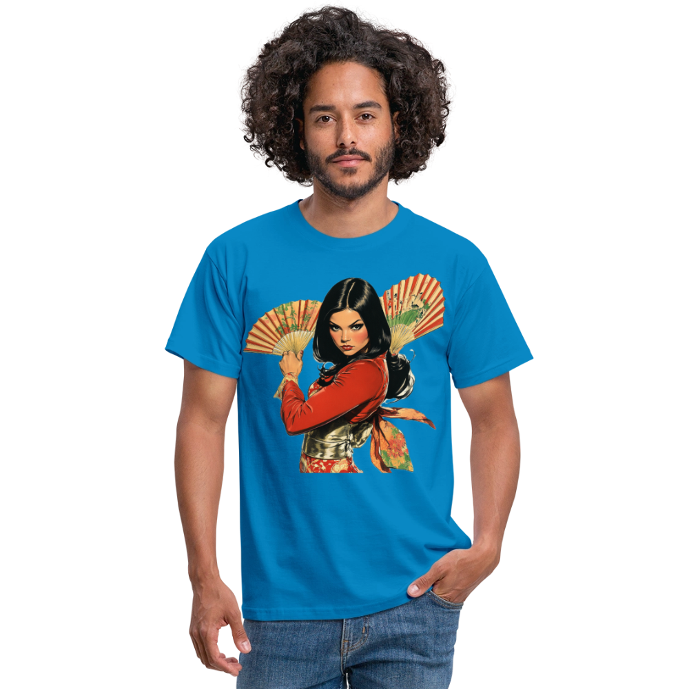 Dansen med Solfjädrar: Vindens krigare, T-shirt herr - kungsblå