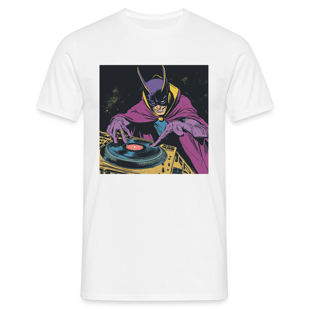 Purple Pulse, T-shirt herr - vit