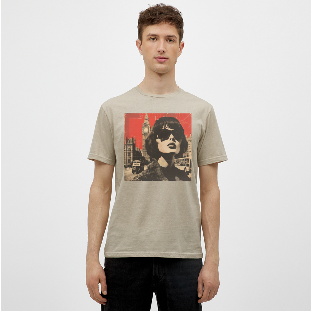 T-shirt herr - sandbeige