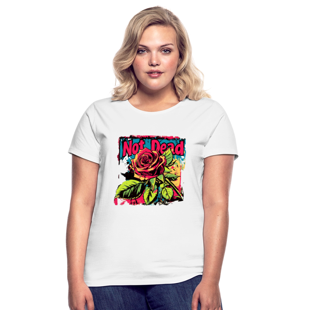 Den Eviga Rosen, T-shirt dam - vit
