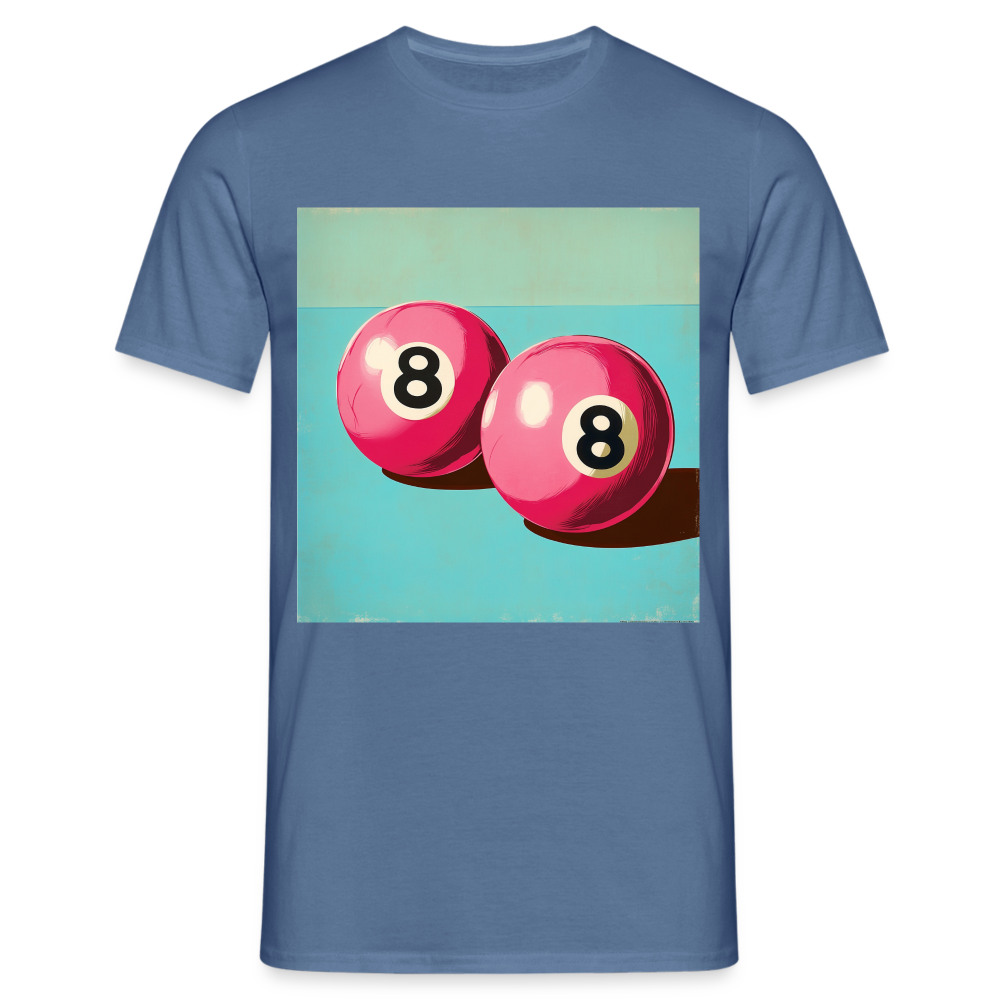 Rosa Rivaler, T-shirt herr - duvblå