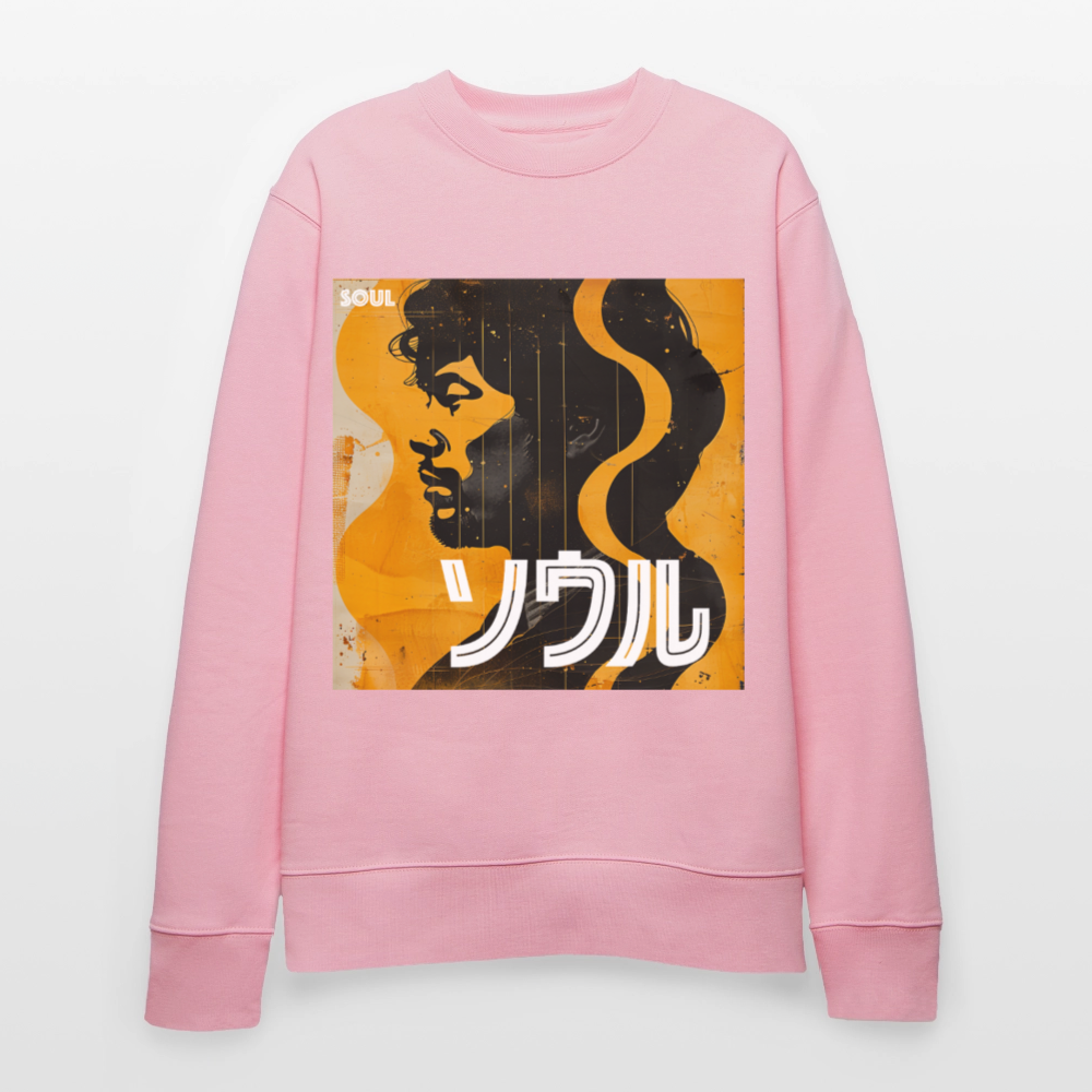 Nippon Grooves, Ekologisk sweatshirt CHANGER unisex från Stanley/Stella - ljusrosa