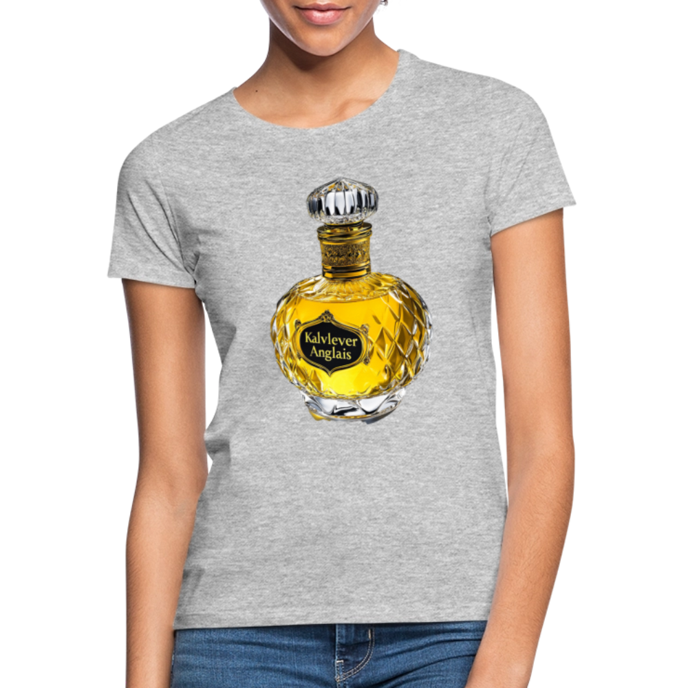 Eau de Perfume, T-shirt dam - gråmelerad