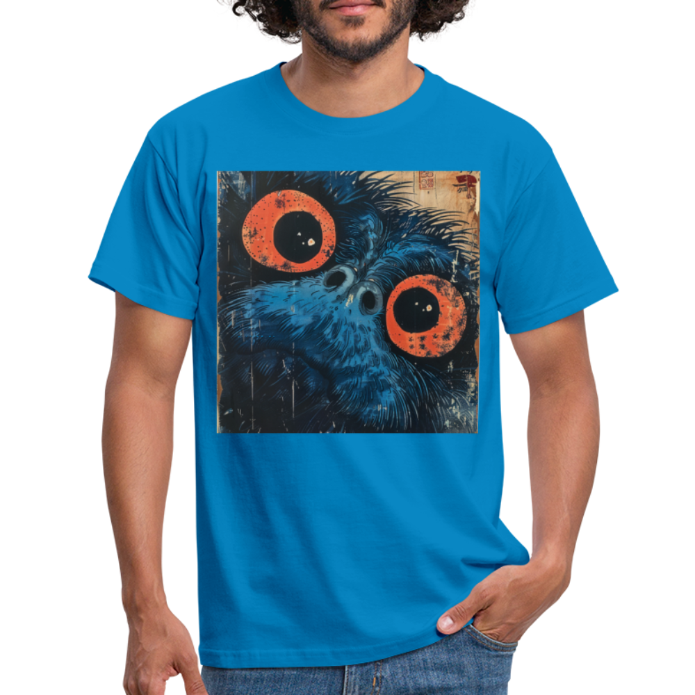 Den blå vännen, T-shirt herr - kungsblå