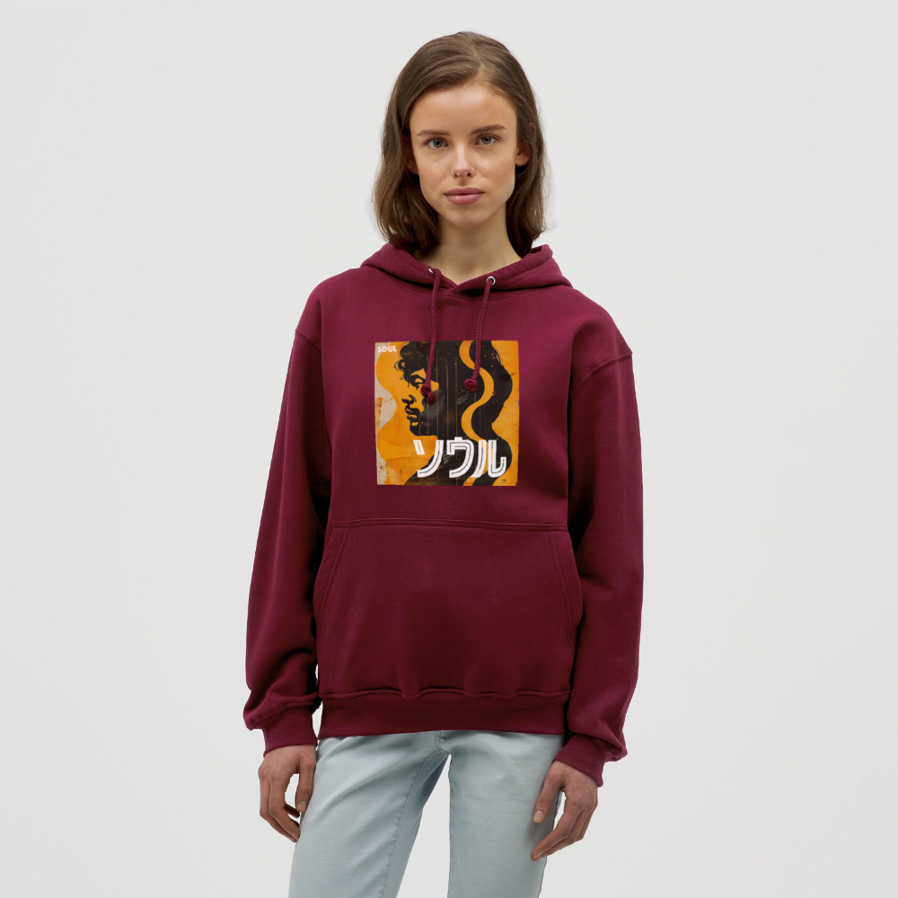 Nippon Grooves, Luvtröja unisex - bordeaux