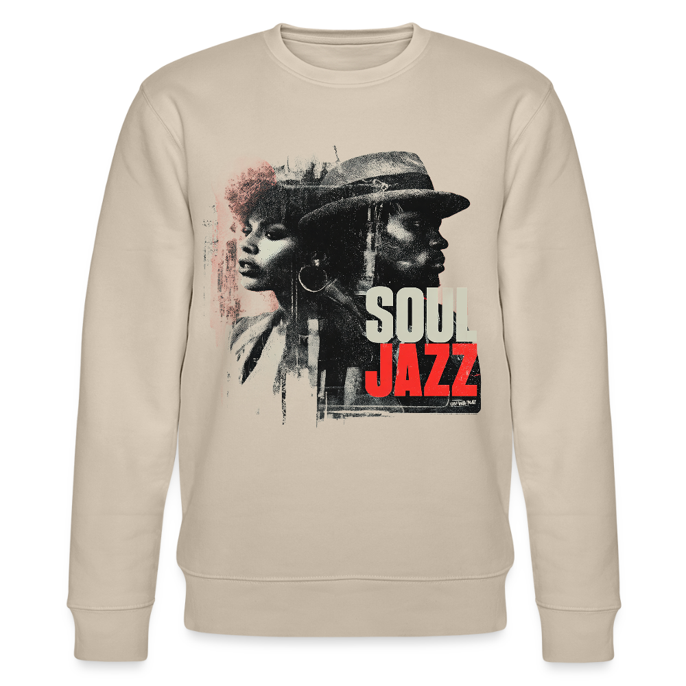 Soul Jazz Experience, Ekologisk sweatshirt CHANGER unisex från Stanley/Stella - beige