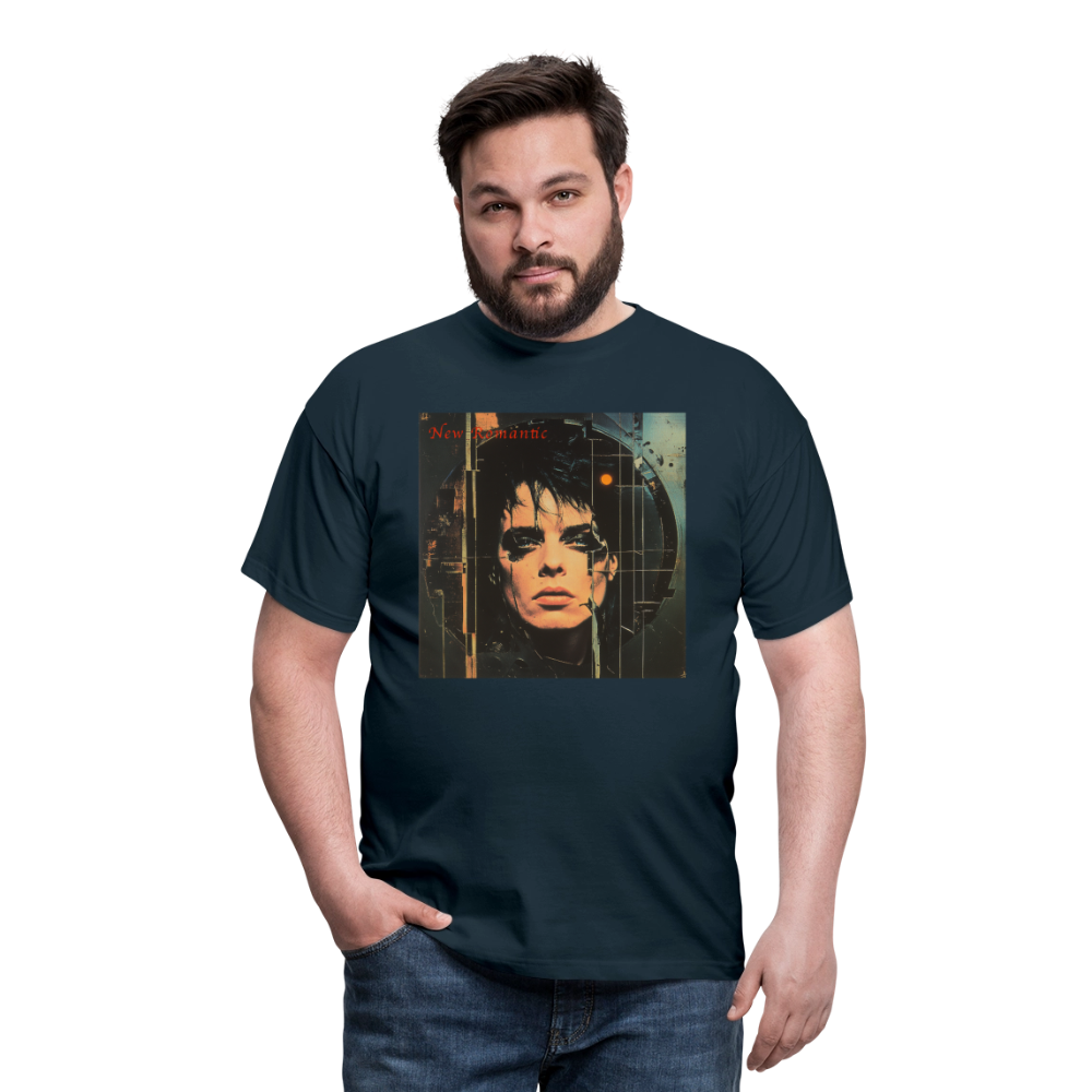 New Romance, T-shirt herr - marinblå