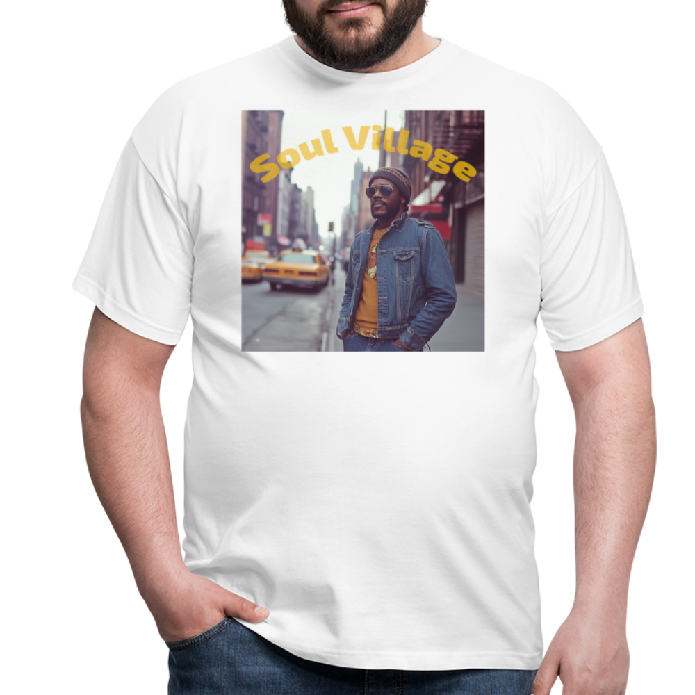 Soul Village, T-shirt herr - vit
