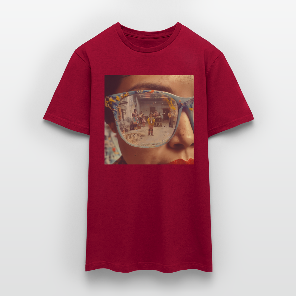 Reflektioner av Anderna, T-shirt herr - tegelröd