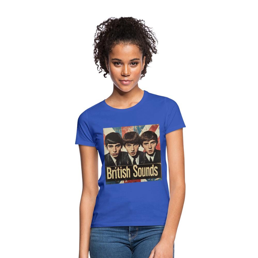 British sounds 1965, T-shirt dam - royalblå