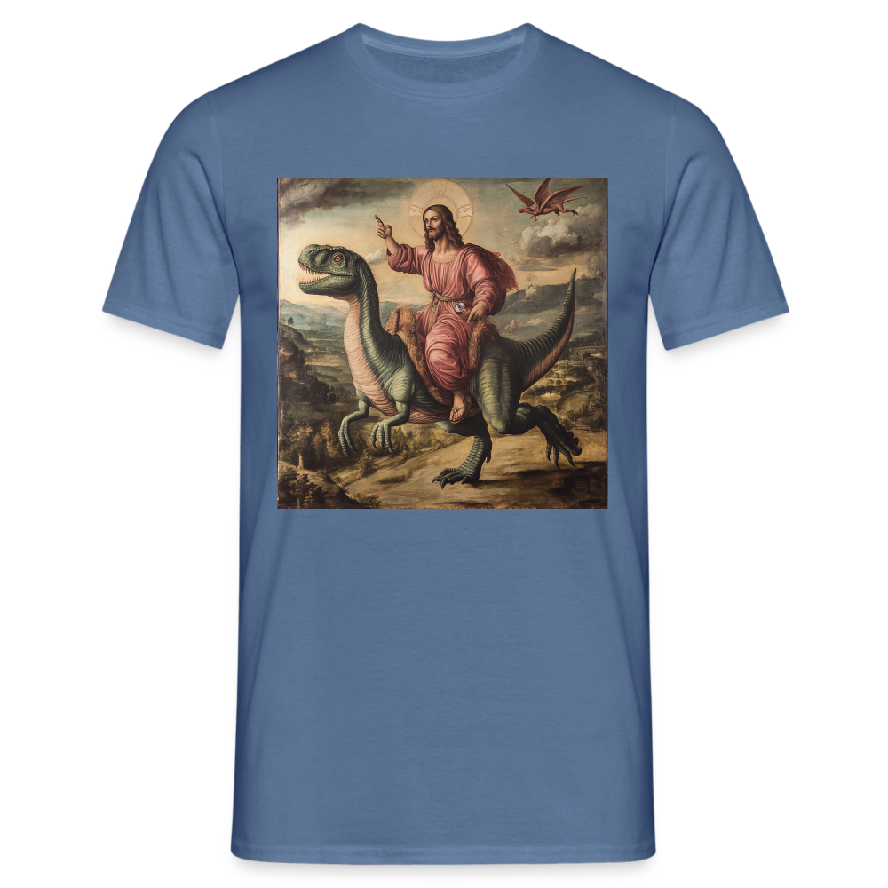 Ritten genom Tiden, T-shirt herr - duvblå