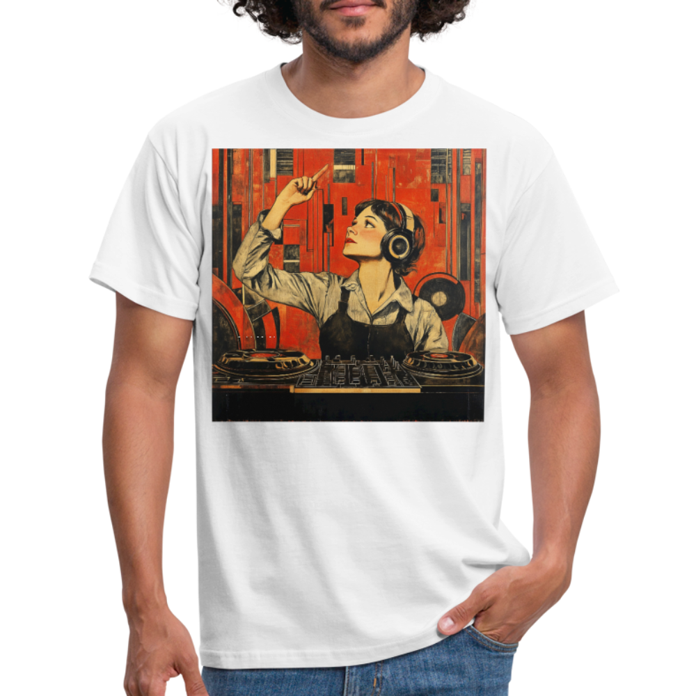 Revolutionens Rytm, T-shirt herr - vit