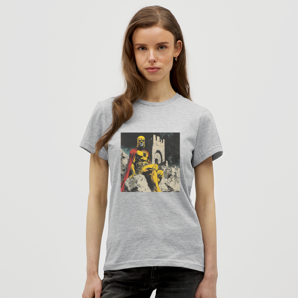 Orkalon, T-shirt dam - gråmelerad