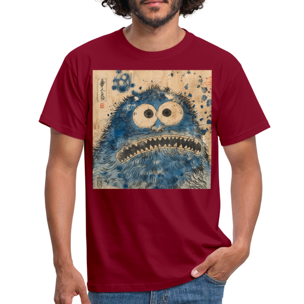 Uramiko ramlar i floden, T-shirt herr - tegelröd