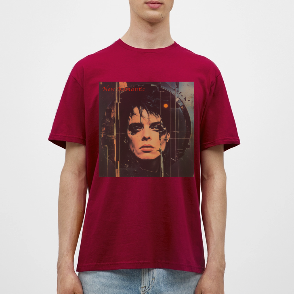 New Romance, T-shirt herr - tegelröd