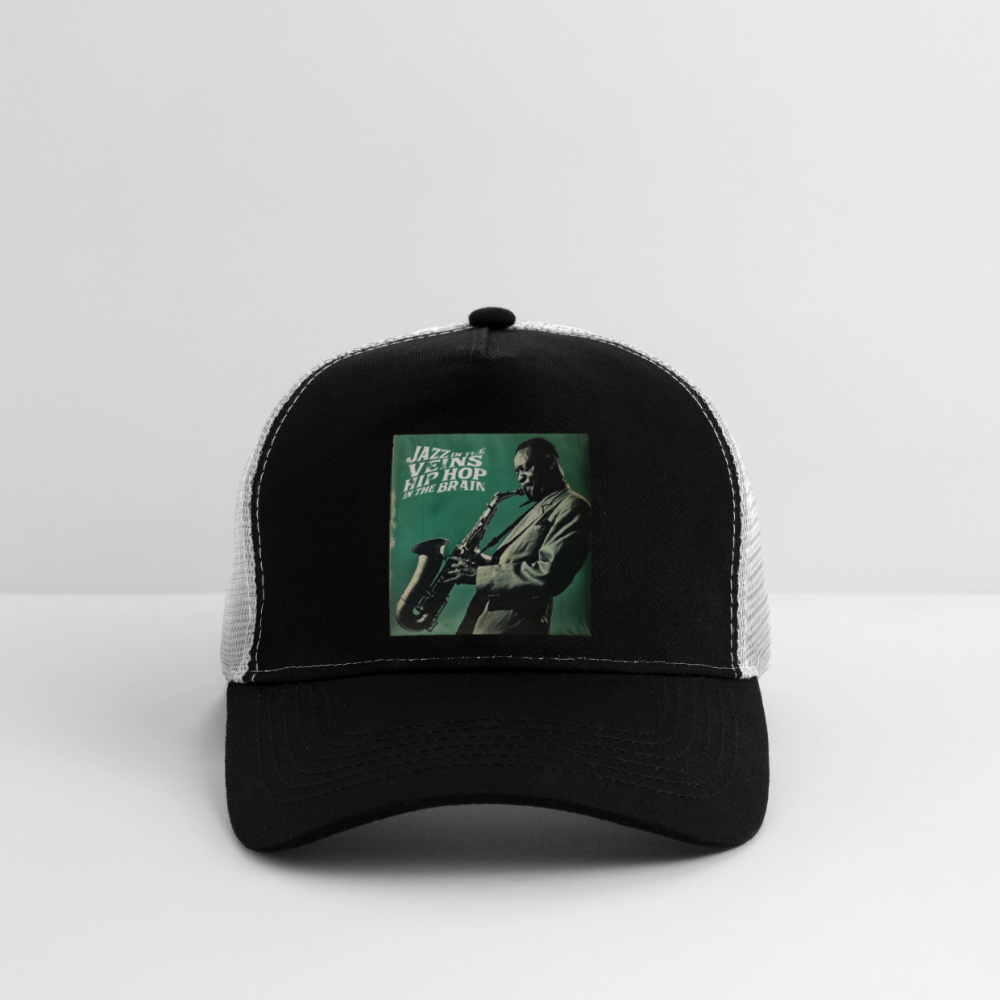 Groove in the Mind, Trucker Cap - svart/stengrå