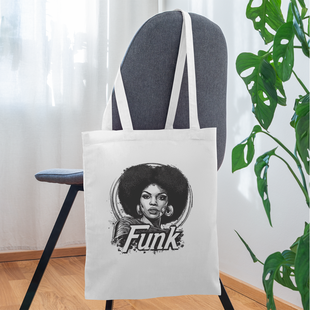 Funk Queen: Power in Motion, Tygväska - vit