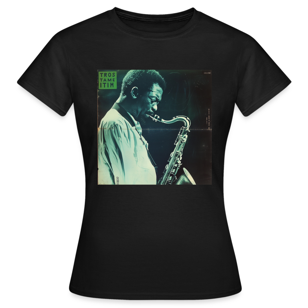 Gåtfull figur i jazzens underground, T-shirt dam - svart