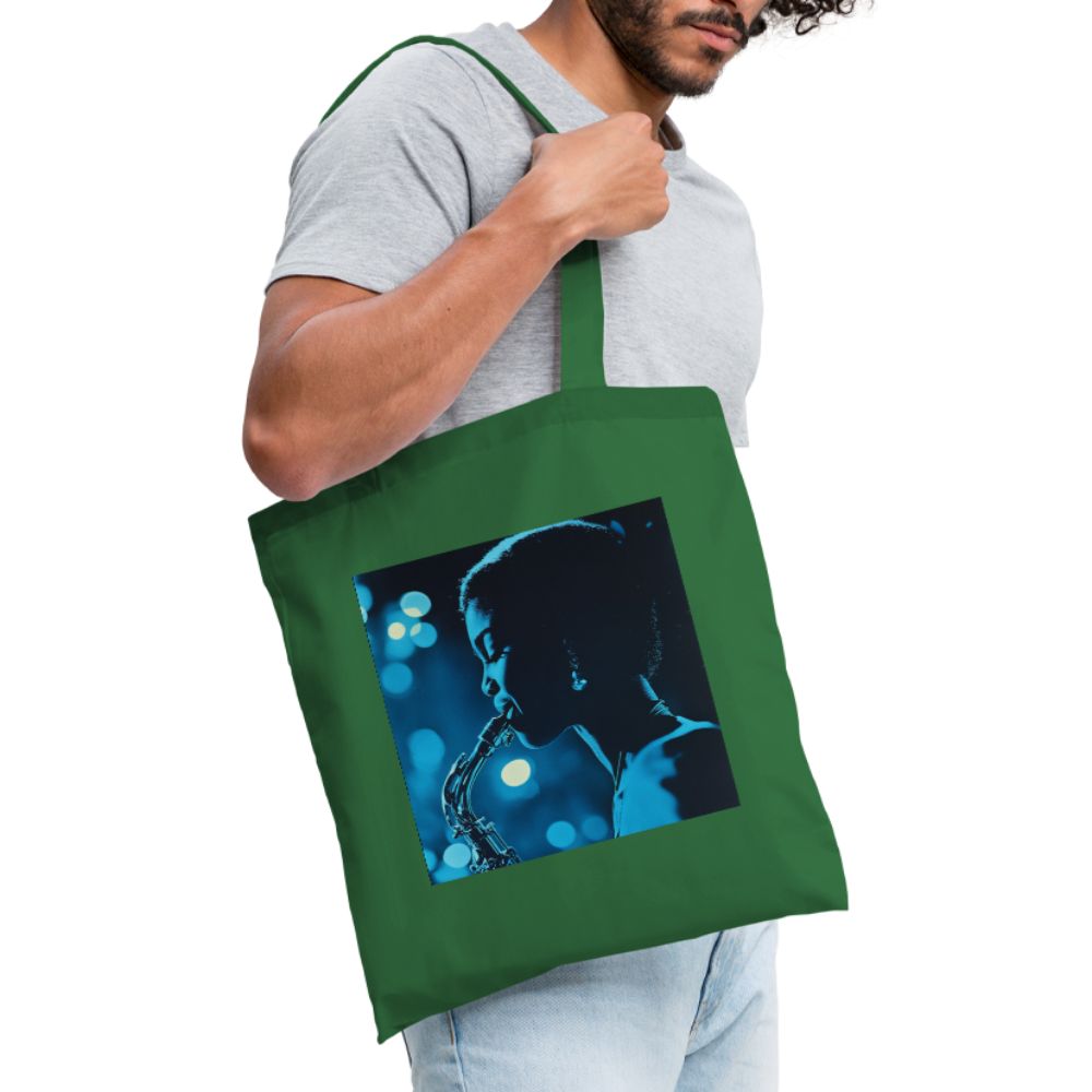 Blå toner i skymningen, Tygväska - gran