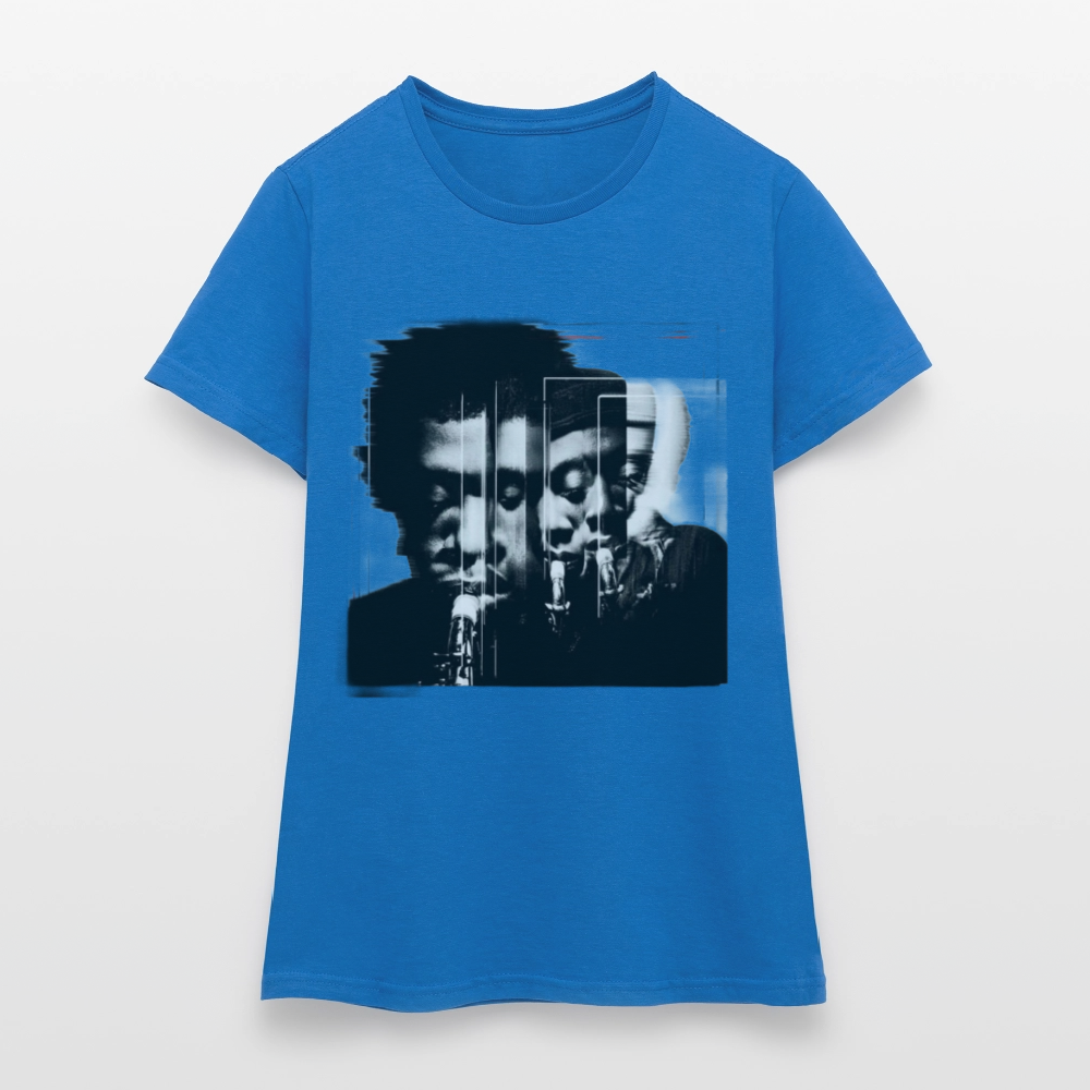 Between Breaths, T-shirt dam - royalblå