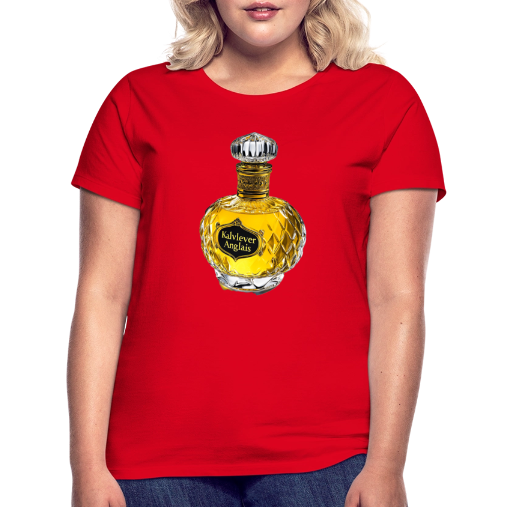 Eau de Perfume, T-shirt dam - röd