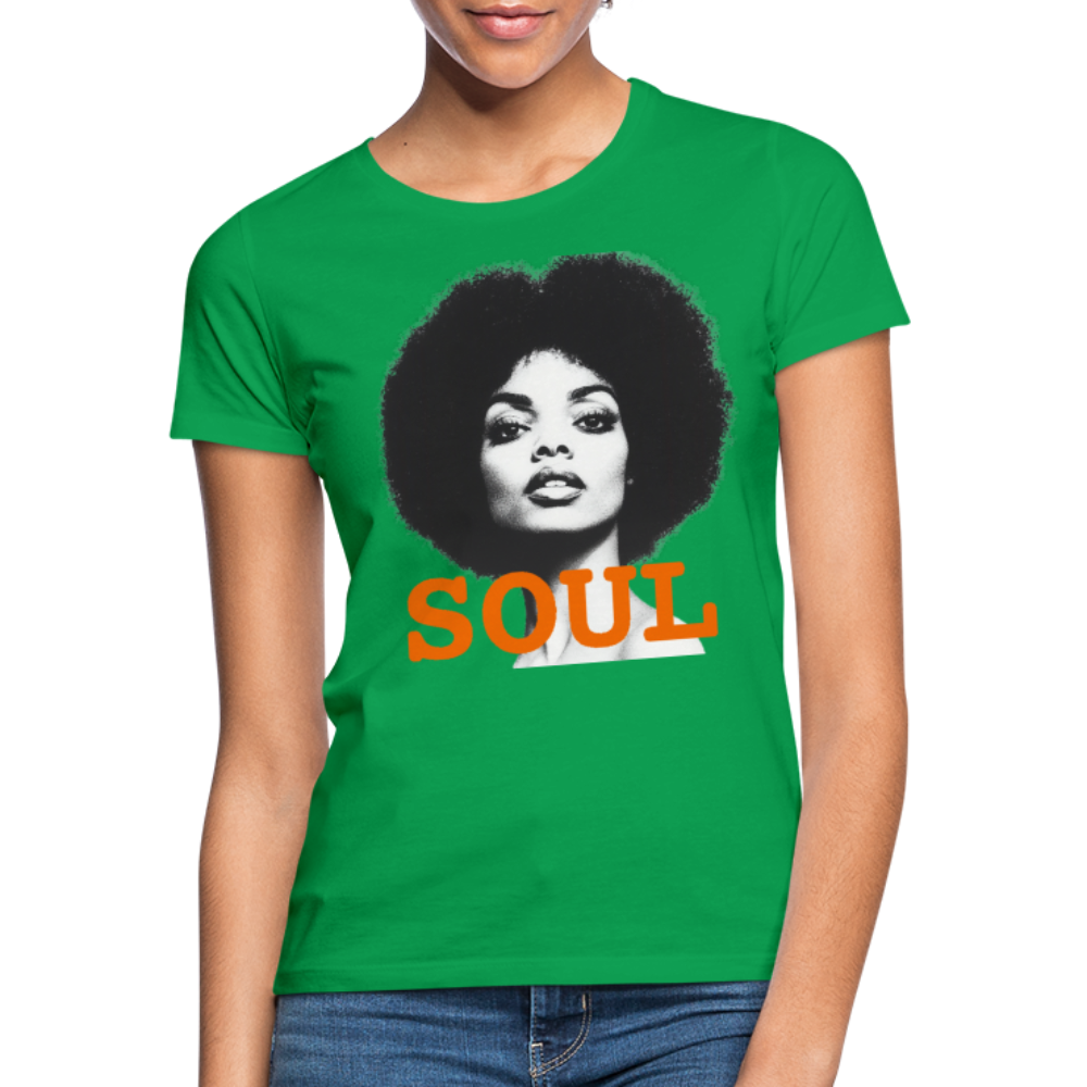 Soul PWR, T-shirt dam - kellygrön