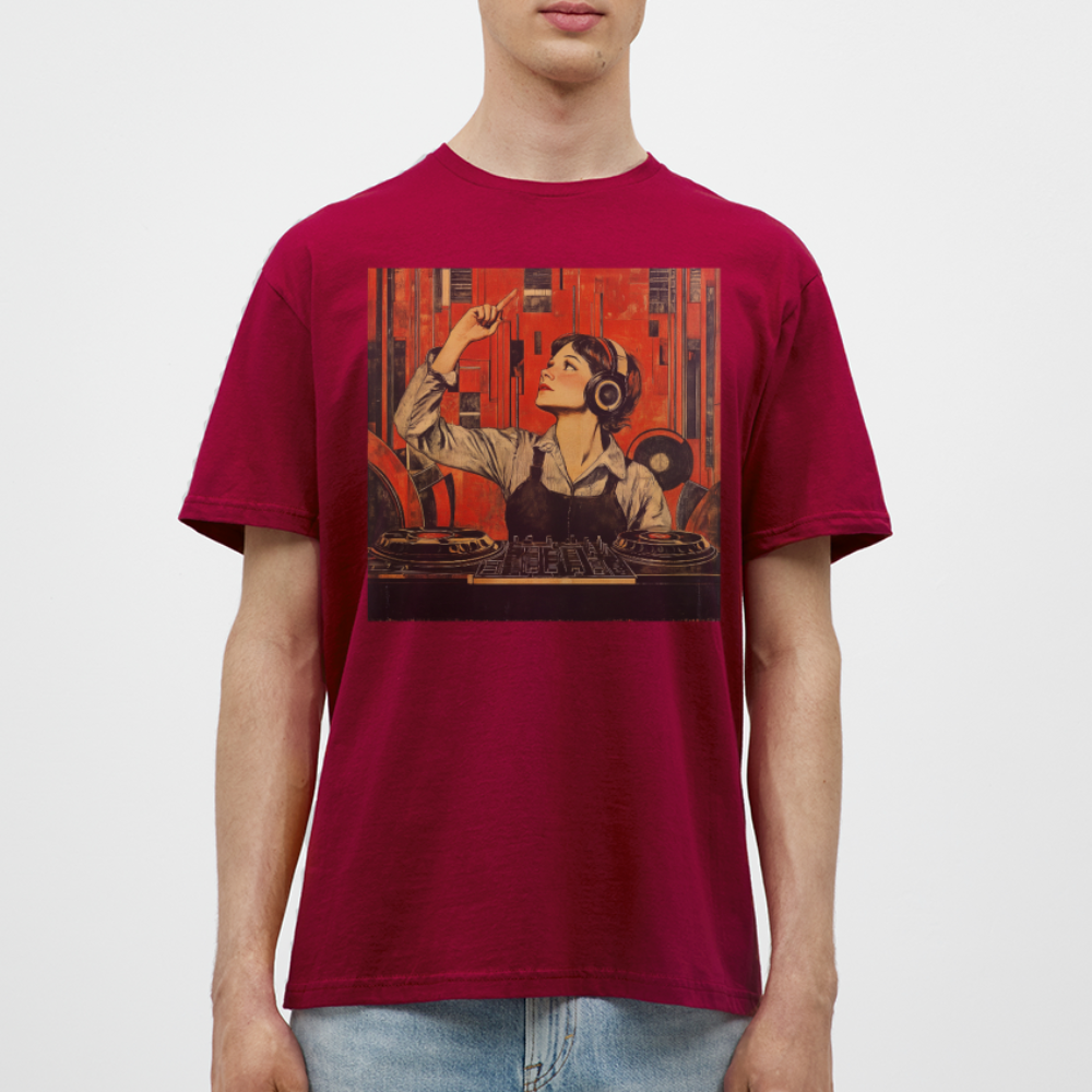 Revolutionens Rytm, T-shirt herr - tegelröd