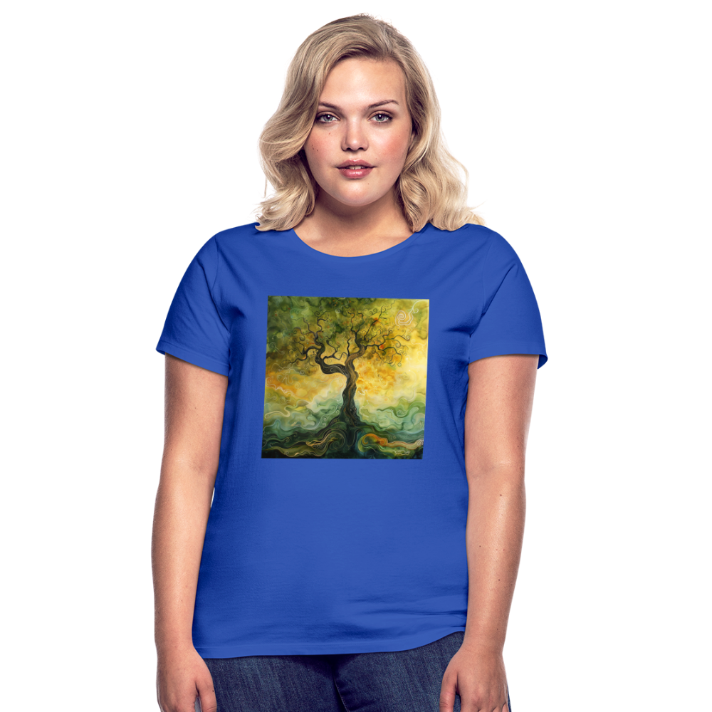 Trädets visdom, T-shirt dam - royalblå
