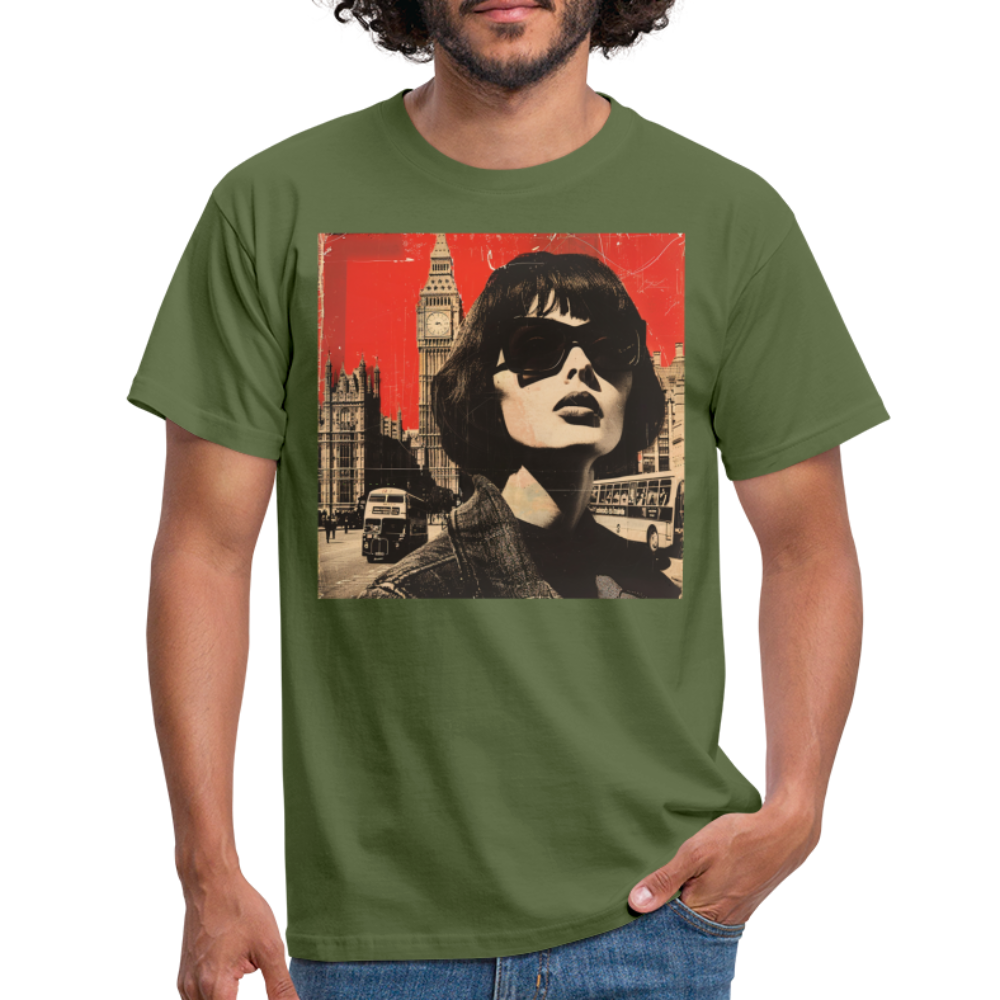 T-shirt herr - Militärgrön