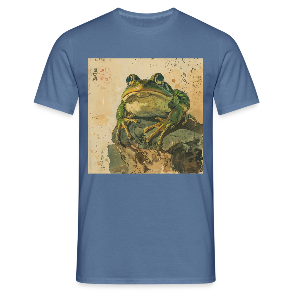 Grodan i Skymningen, T-shirt herr - duvblå
