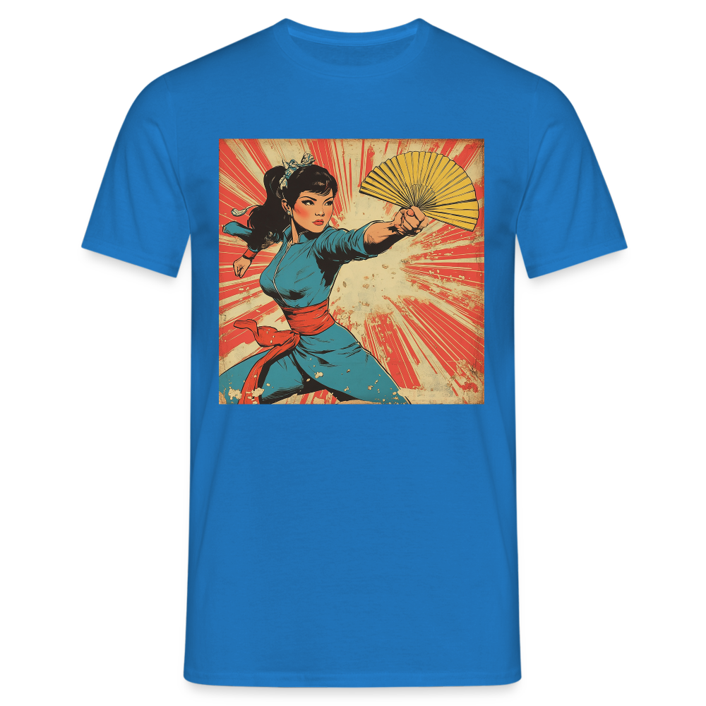 Solfjädern, T-shirt herr - kungsblå
