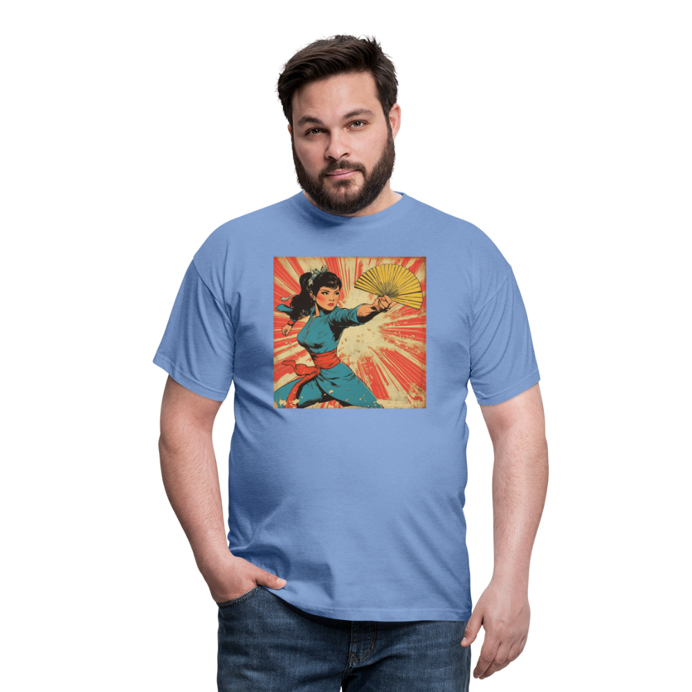Solfjädern, T-shirt herr - carolina blue