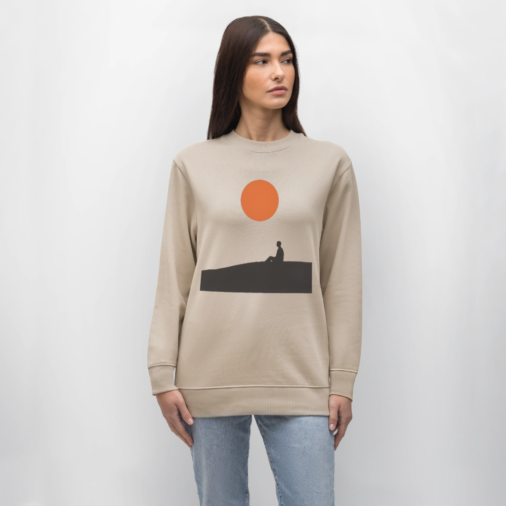 Under the sun, Ekologisk sweatshirt CHANGER unisex från Stanley/Stella - beige