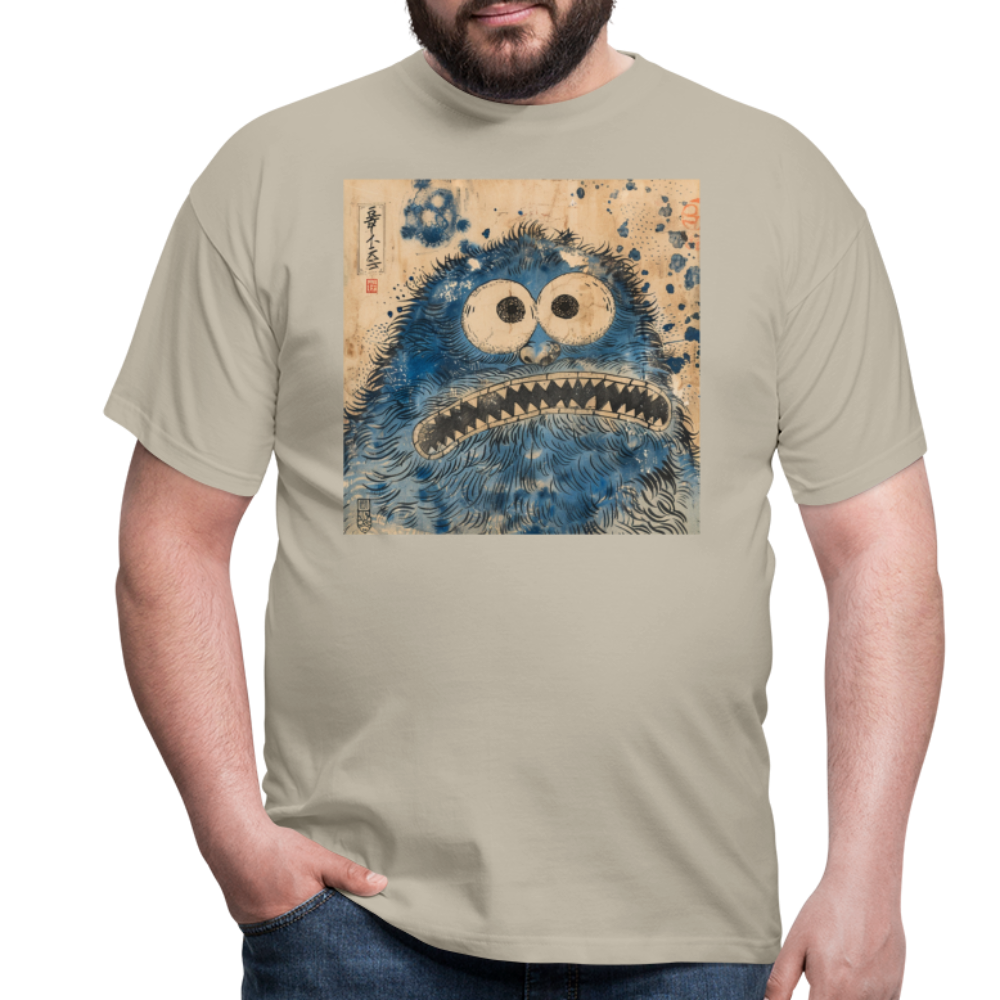 Uramiko ramlar i floden, T-shirt herr - sandbeige