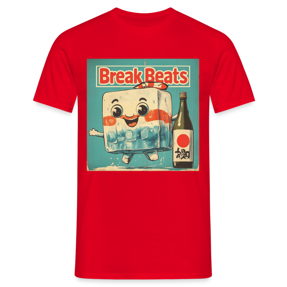 Nippon Break Beats, T-shirt herr - röd