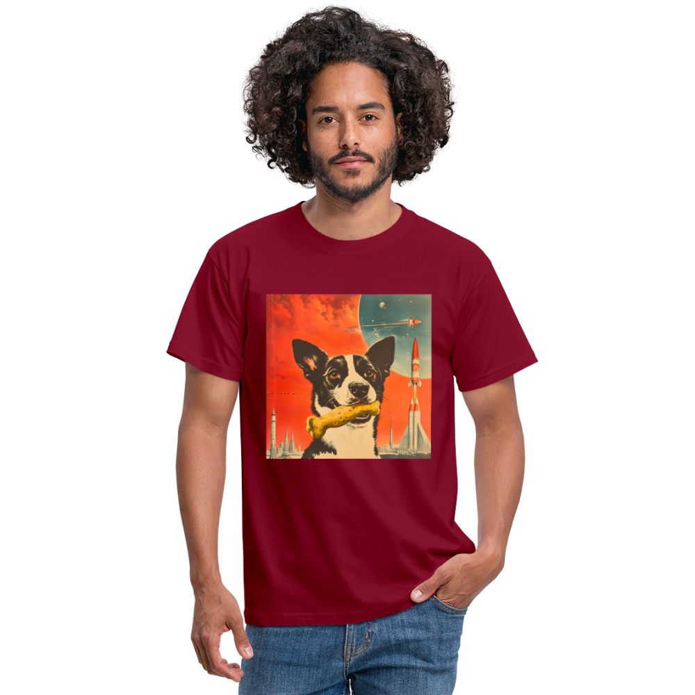 Stjärnorna Nära, T-shirt herr - tegelröd