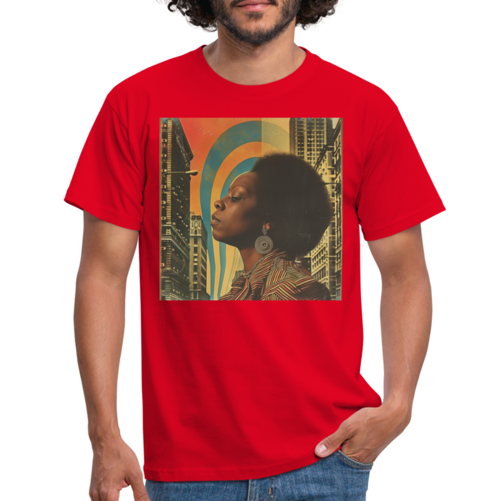 Jazz in the Moonlight, T-shirt herr - röd