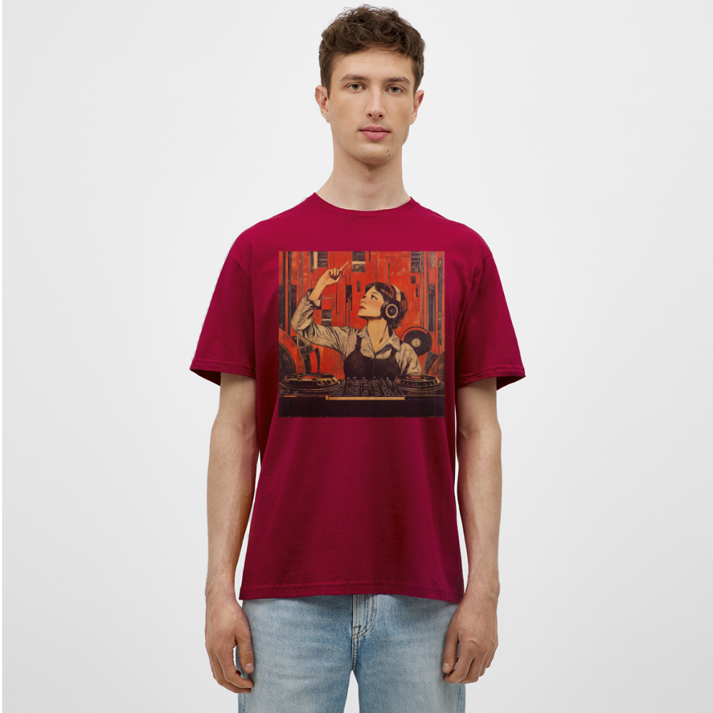 Revolutionens Rytm, T-shirt herr - tegelröd