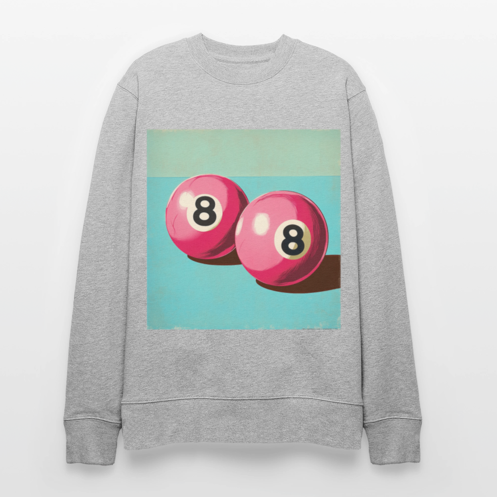 Rosa Rivaler, Ekologisk sweatshirt CHANGER unisex från Stanley/Stella - gråmelerad