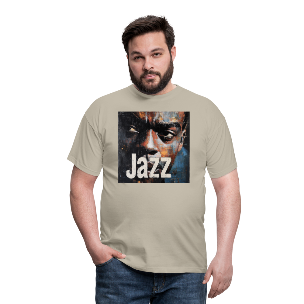 1956, T-shirt herr - sandbeige