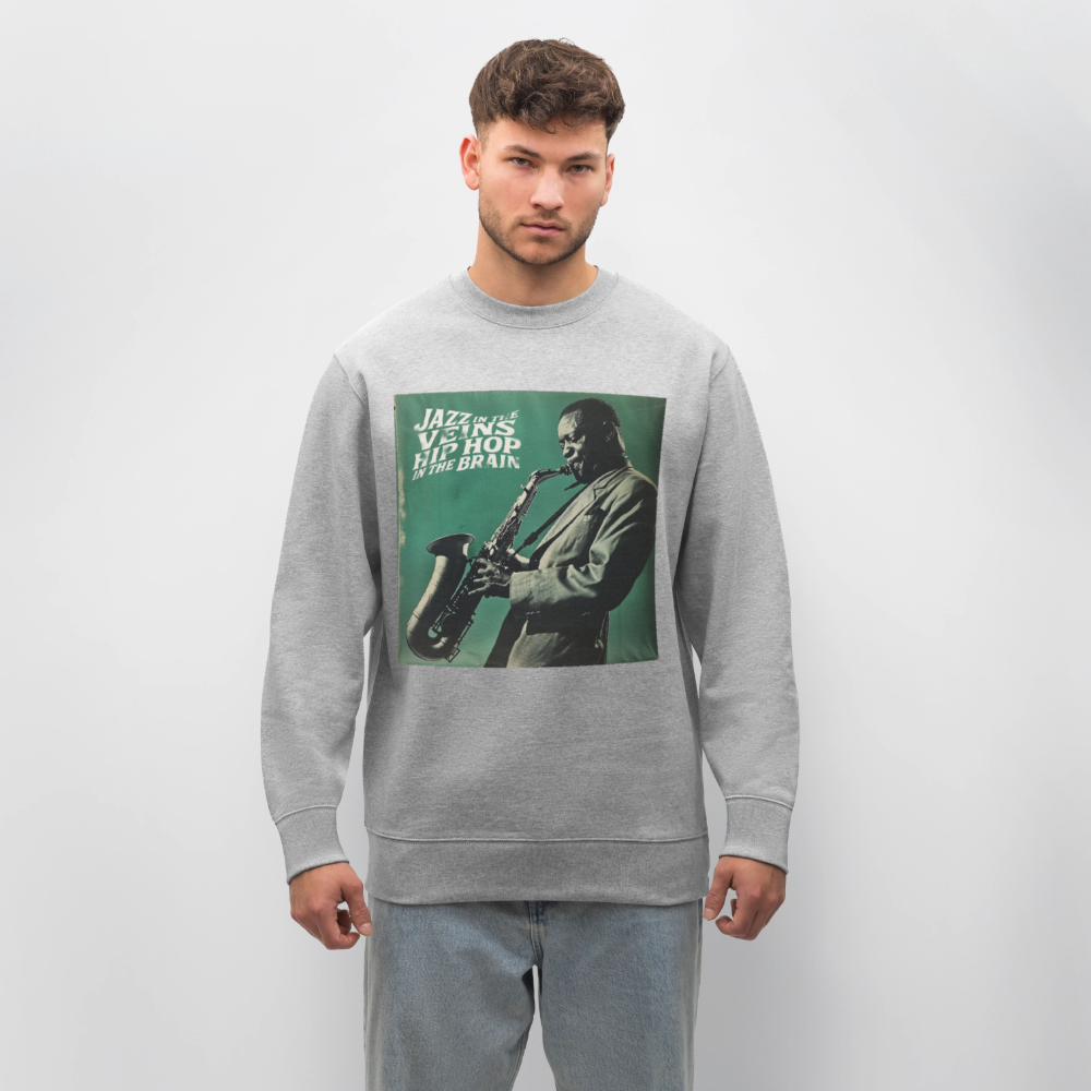 Groove in the Mind, Ekologisk sweatshirt CHANGER unisex från Stanley/Stella - gråmelerad