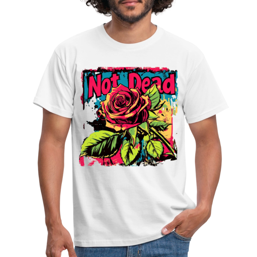 Den Eviga Rosen, T-shirt herr - vit