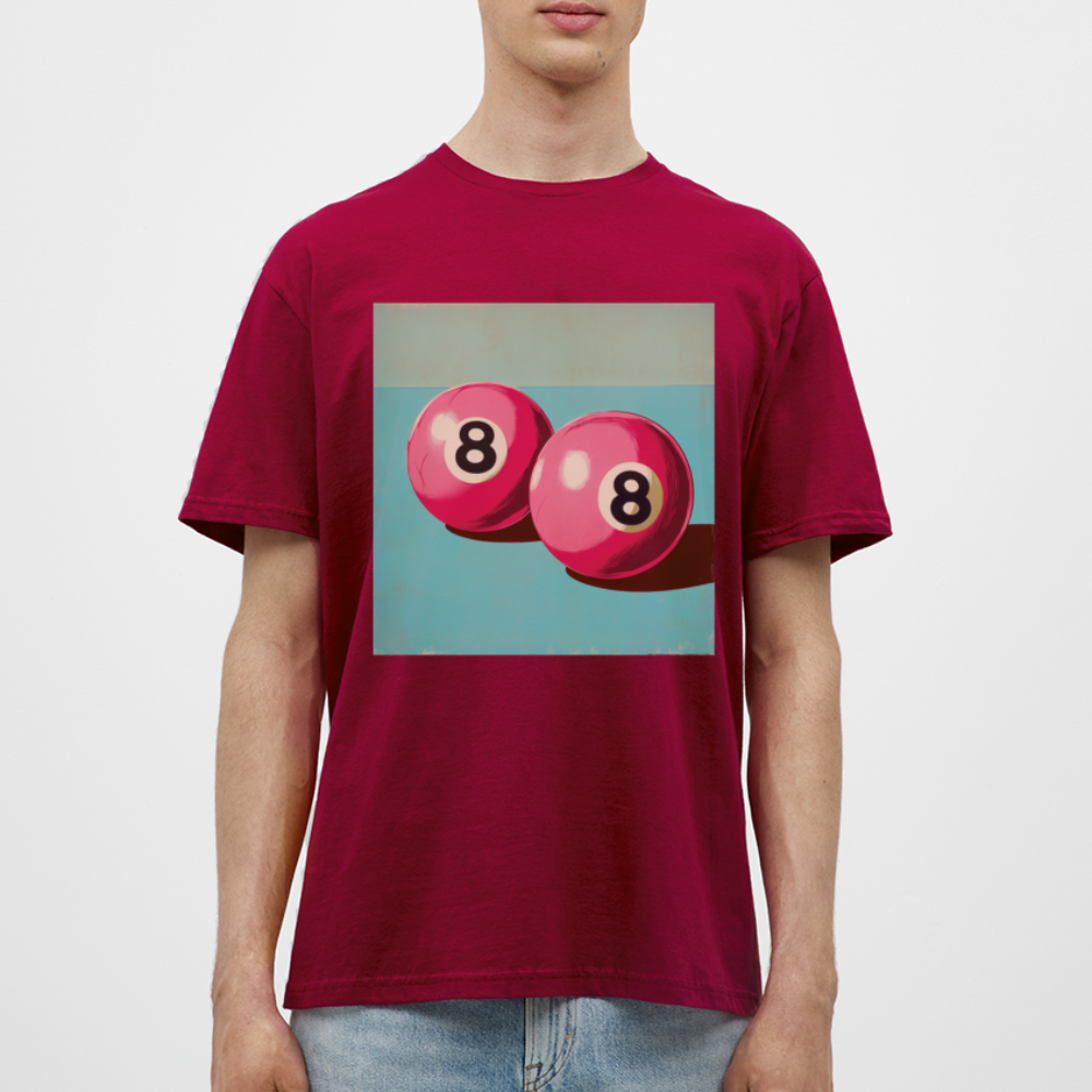 Rosa Rivaler, T-shirt herr - tegelröd