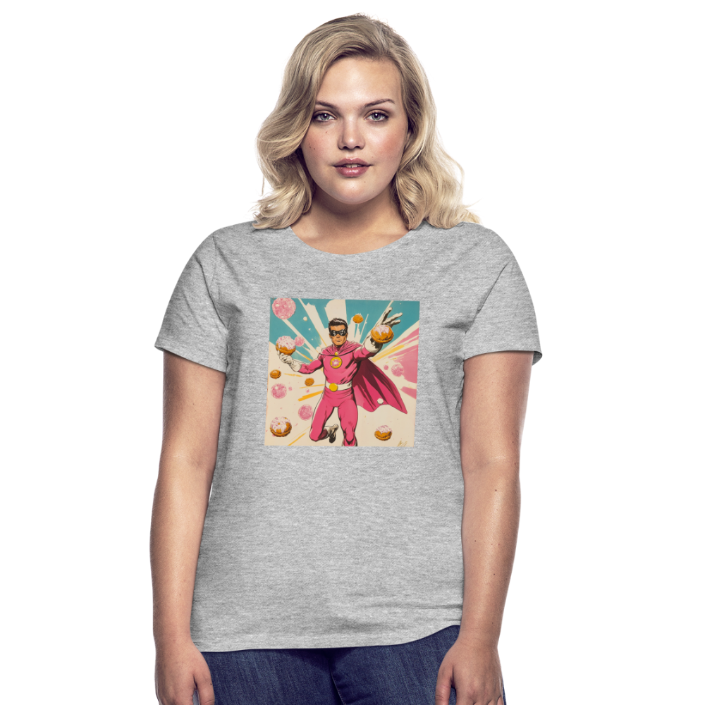 Frosting-Fury, T-shirt dam - gråmelerad